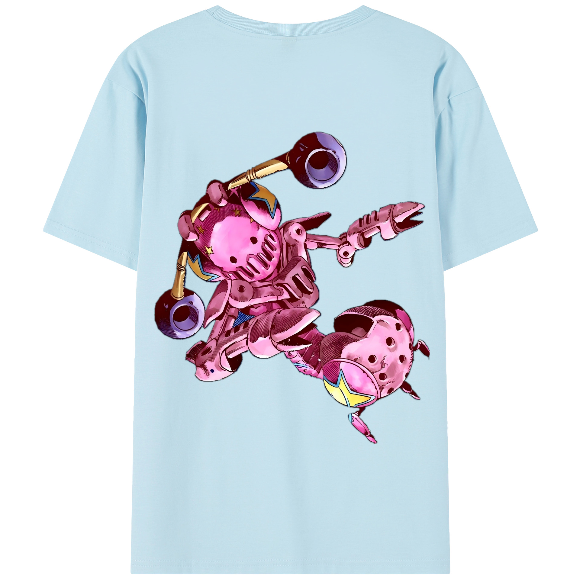 （画像用） ジョジョの奇妙な冒険 ジョナサン?ジョースター JoJo's Bizarre Adventure Jonathan Joestar 綿100％半袖Tシャツ（背面プリント）